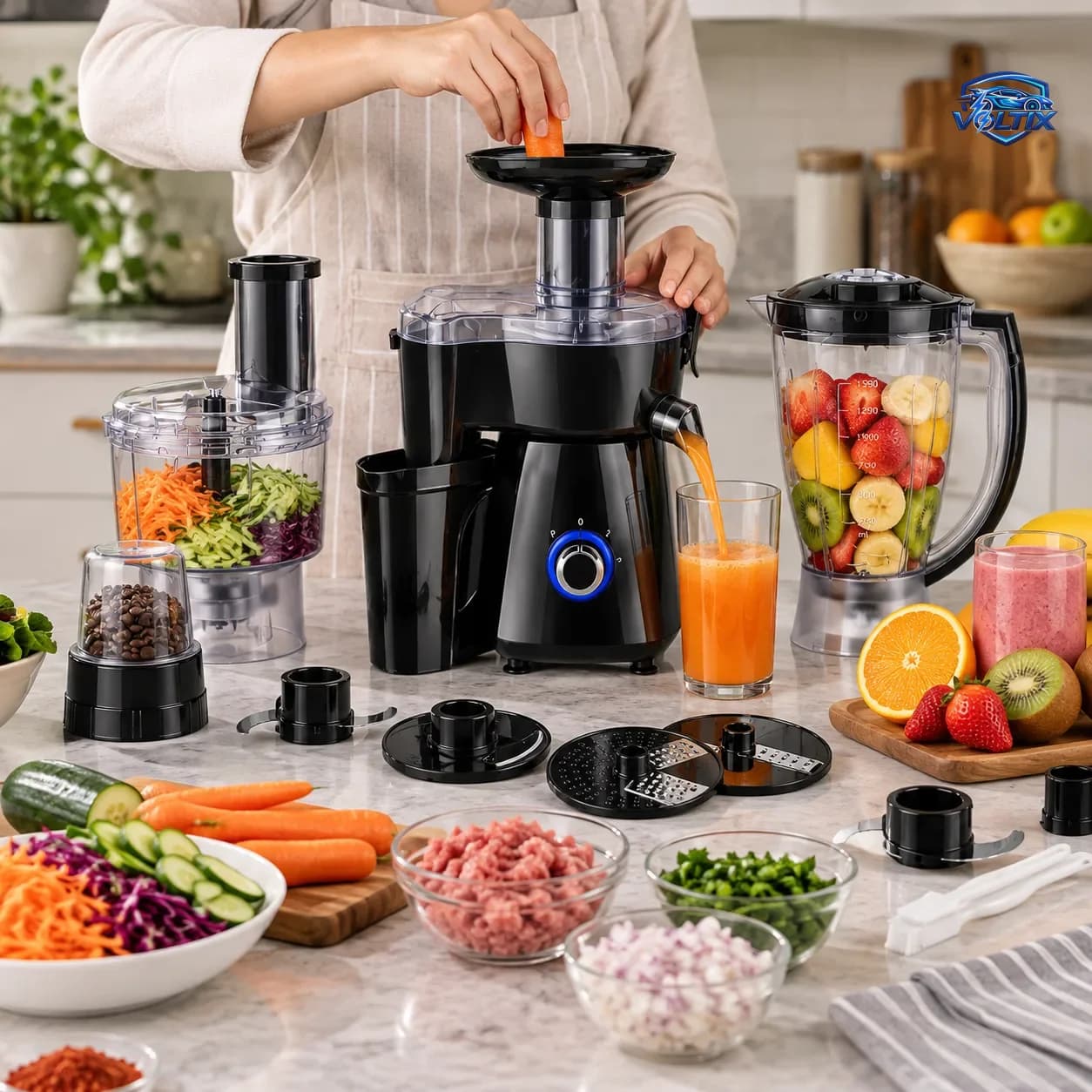 محضّرة طعام متعددة الاستخدامات 🍹 2