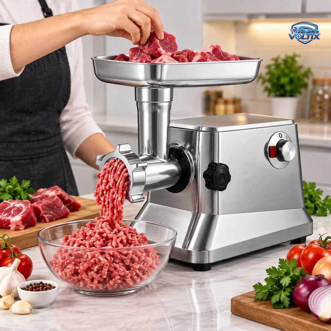 مفرمة لحم كهربائية قوية 🥩⚡ 2