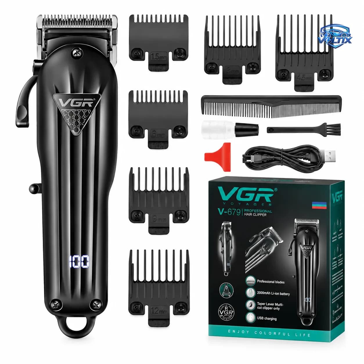 ماكينة حلاقة احترافية VGR V-282 ✂️ 2