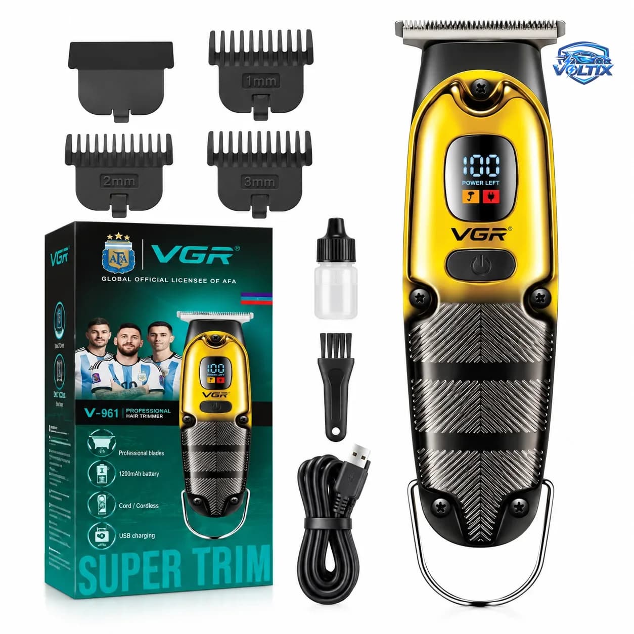 ماكينة حلاقة وتشذيب VGR V-981 ✂️✨ 2