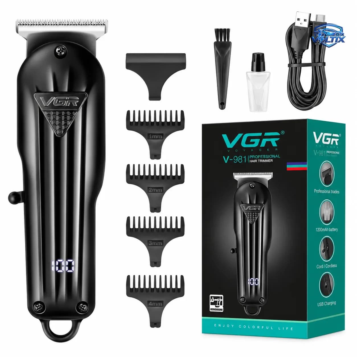 ماكينة حلاقة وتشذيب VGR V-982 ✂️ 2