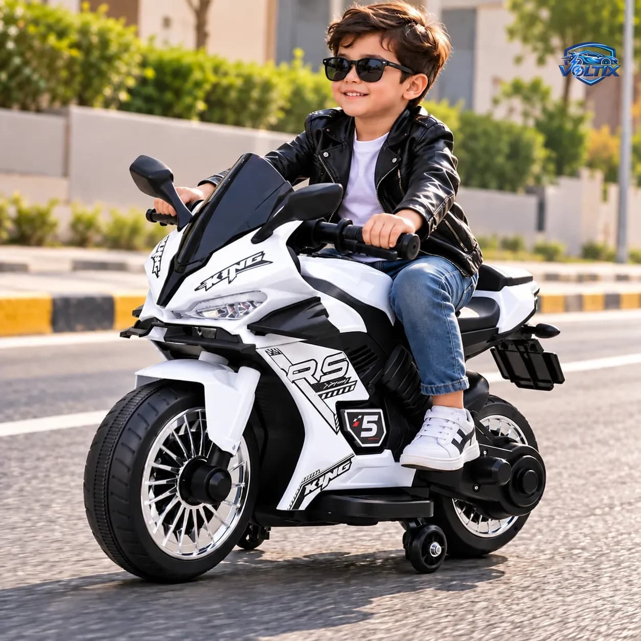 🏍️ موتور كهربائي للأطفال – 12 فولت ⚡ 3