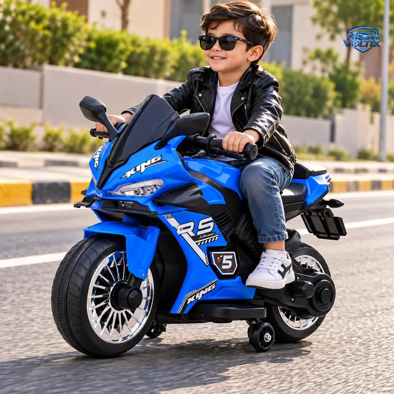 🏍️ موتور كهربائي للأطفال – 12 فولت ⚡ 4