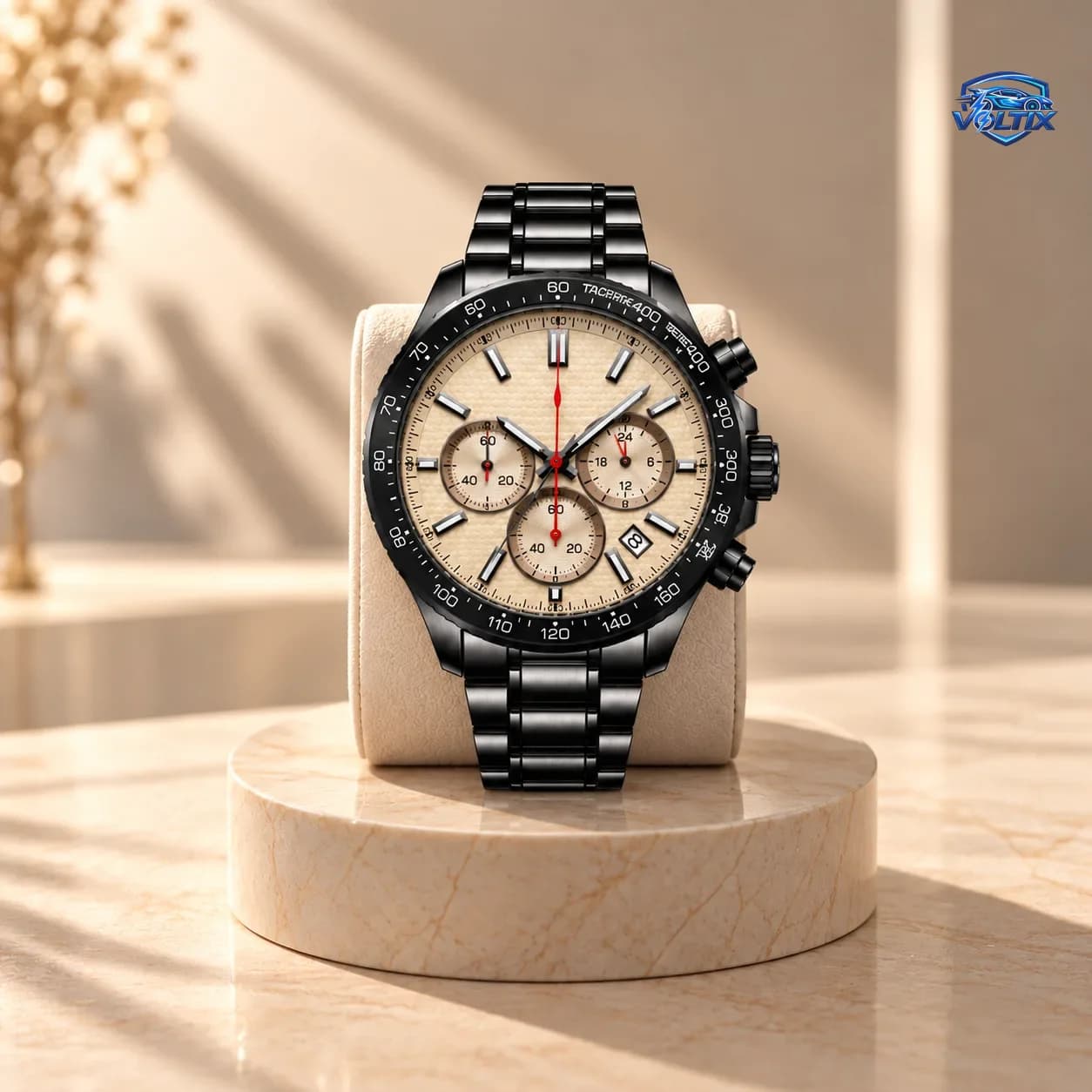 ⌚ ساعة رجالية فاخرة – تصميم رياضي ثقيل