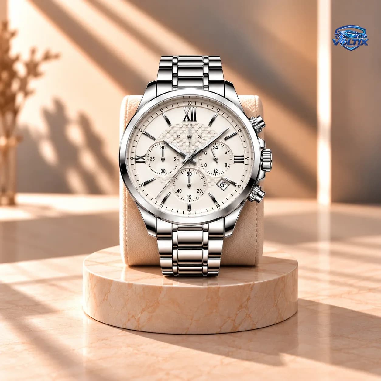 ⌚ ساعة رجالية فاخرة – تصميم ثقيل ورياضي