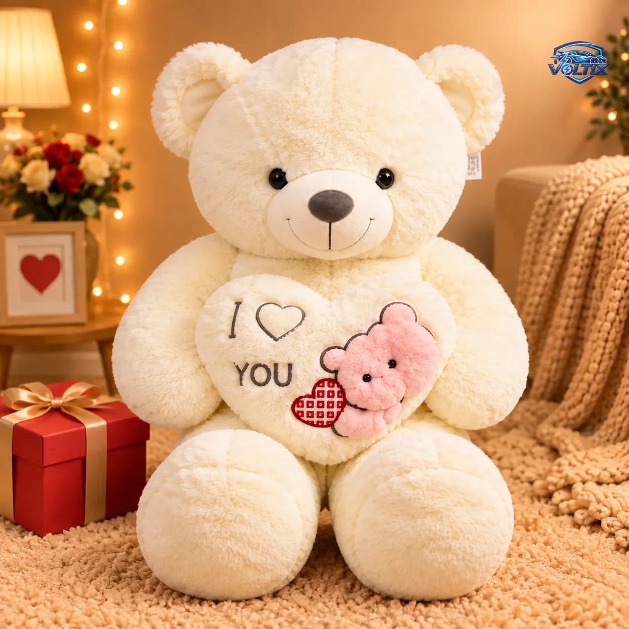 🧸❤️ دبدوب الحب – 95 سم | متوفر بثلاثة ألوان 2