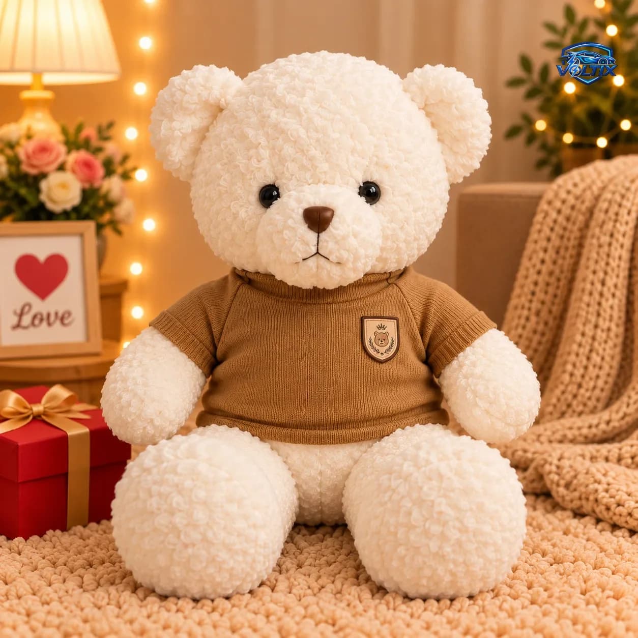 🧸💚 دبدوب الحب بالكنزة الأنيقة – 120 سم 3
