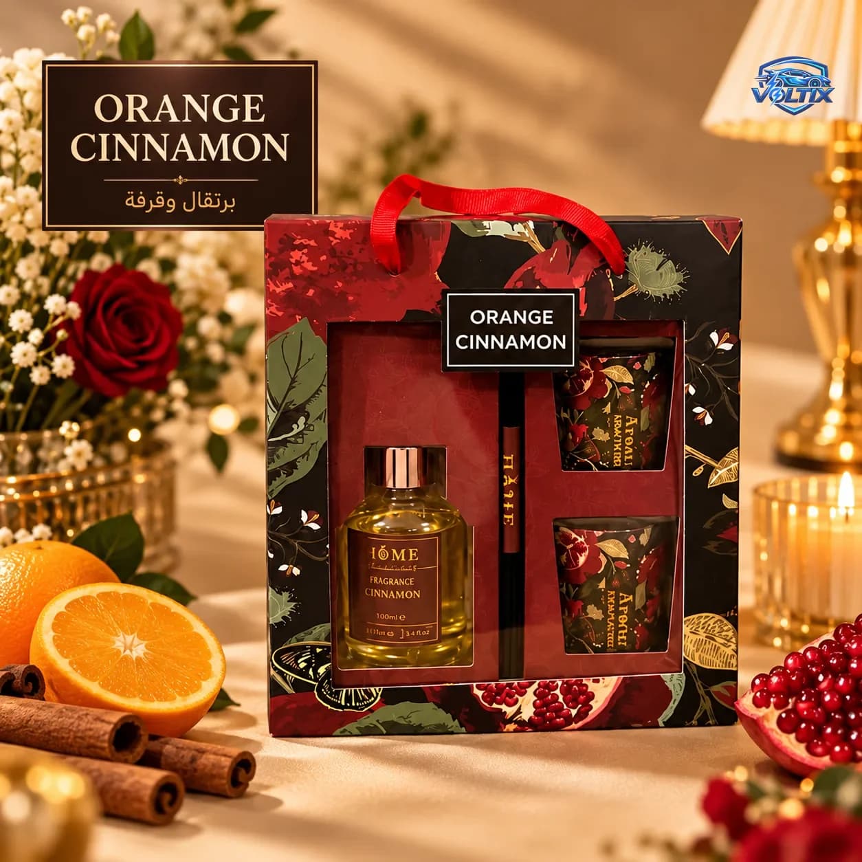 🌸 طقم شمعة ومعطر للمنزل 🌸 2