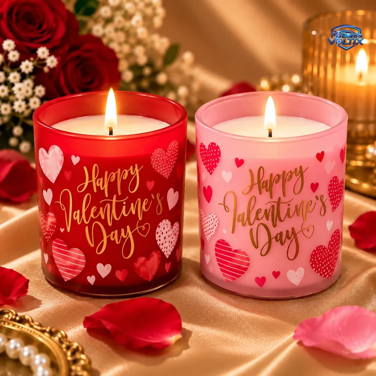 🕯️💖 شمعة معطرة بأجواء رومانسية 2