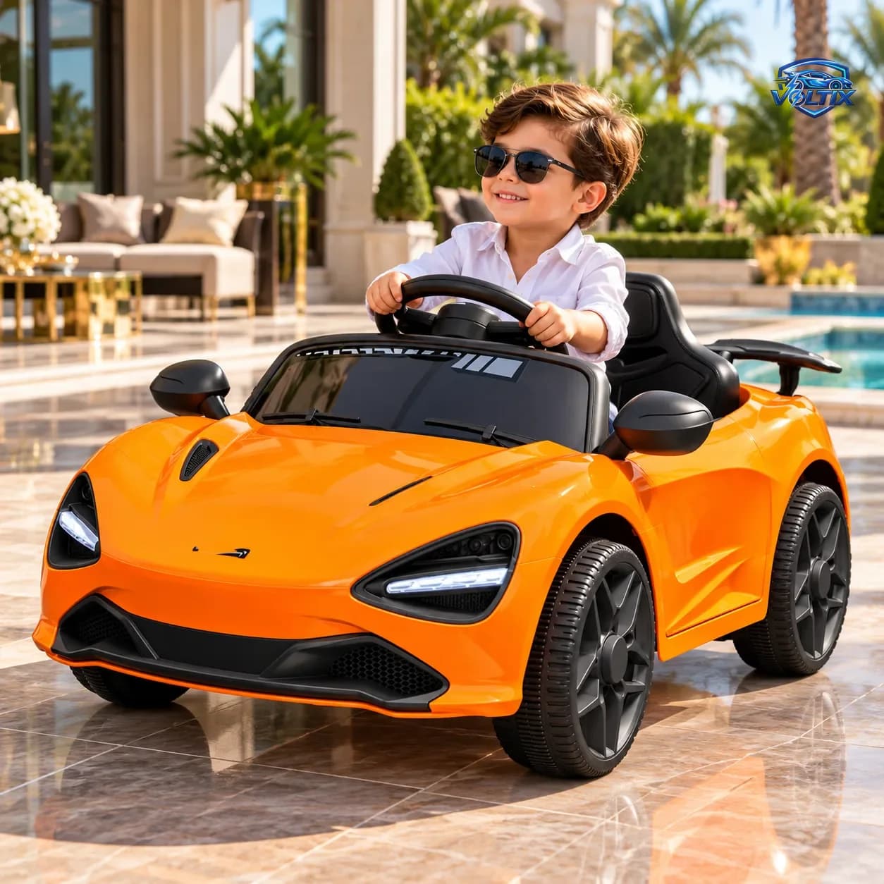 🏎️ سيارة كهربائية رياضية للأطفال – 6 فولت ⚡ 3
