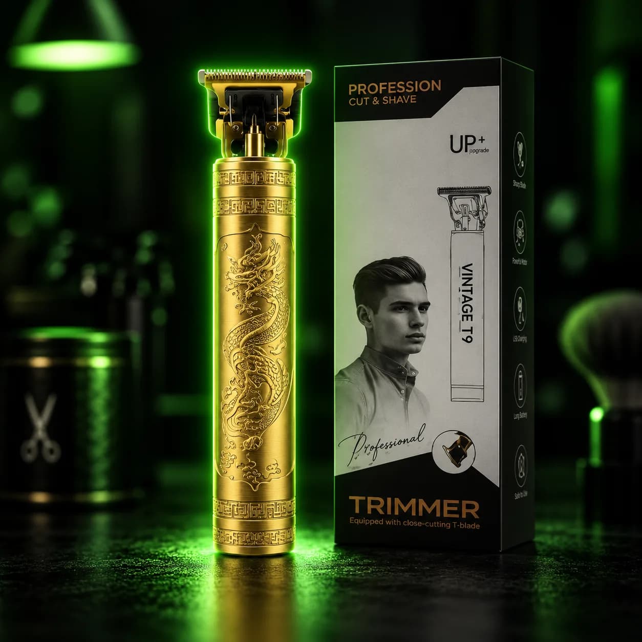 ماكينة حلاقة وتحديد TRIMMER – Vintage T9 ✂️✨