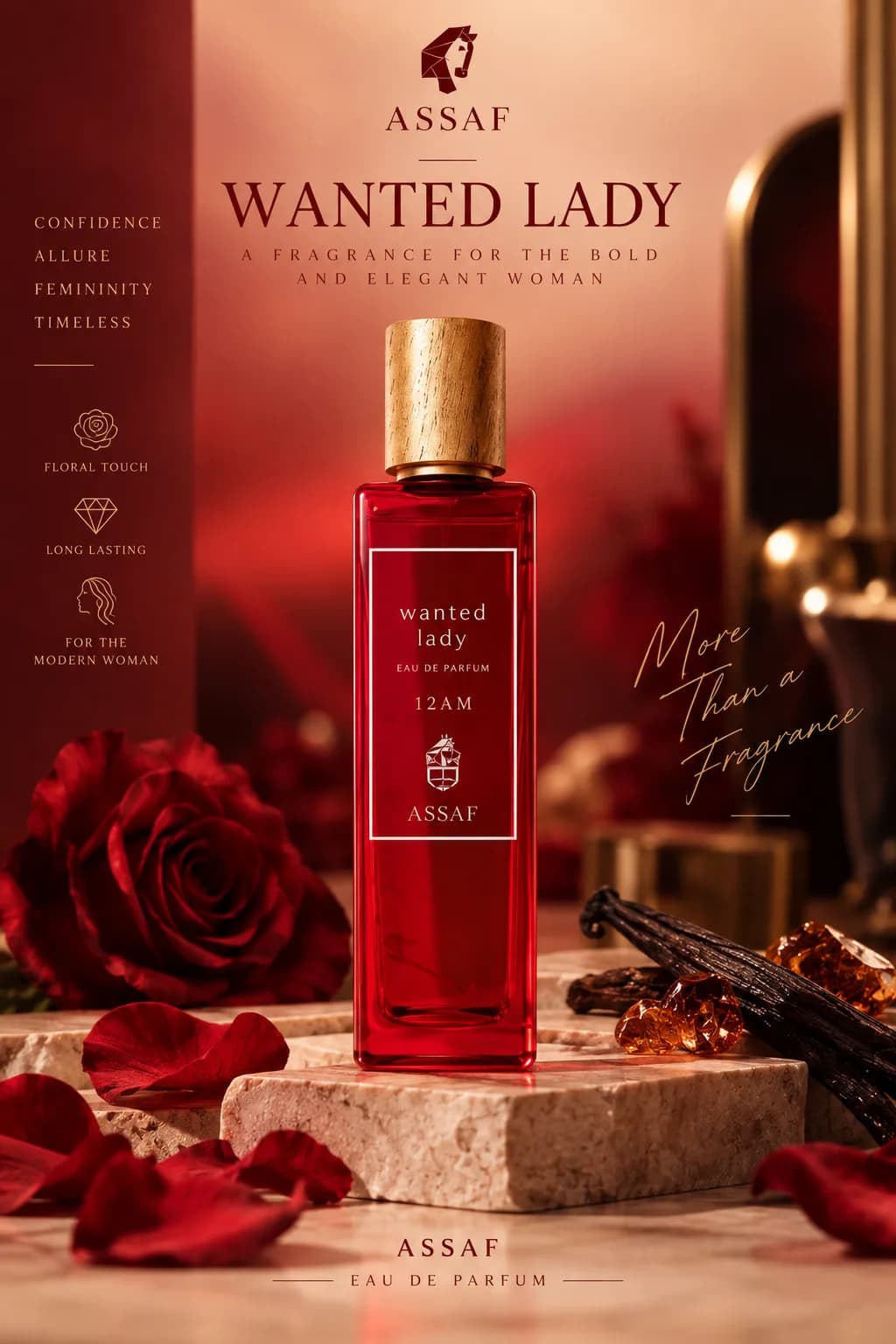 عطور ASSAF النسائية 🌸Assaf Wanted Lady